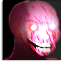 pink wojak bright eyes 