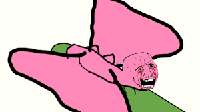 pink wojak butterfly 