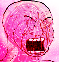 pink wojak distorted 