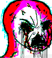 pink wojak glitch colors 