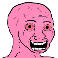 pink wojak happy 