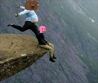 pink wojak kicked by bobo 