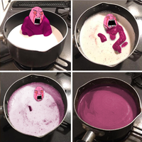 pink wojak melting in pot 