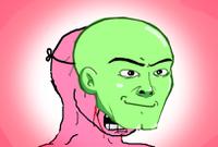 pink wojak nujak mask 