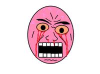 pink wojak oval face 