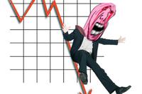 pink wojak riding graph 