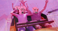 pink wojak roller coaster 