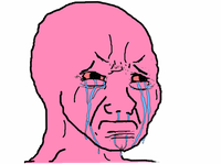 pink wojak sad 