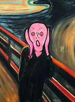 pink wojak scream 