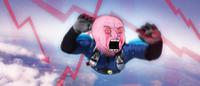 pink wojak skydive freefall 