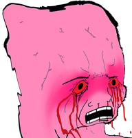 pink wojak square head 