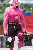 pink wojak strongman bags 