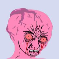 pink wojak ugly brain 