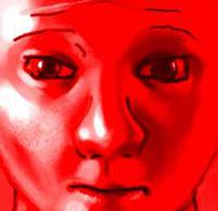 red wojak face shot 