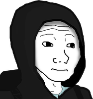 wojak black hoodie 