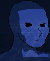 wojak blue city night 