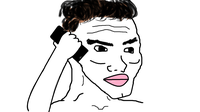 wojak bogdanoff on phone 