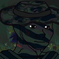 wojak camo painted face 