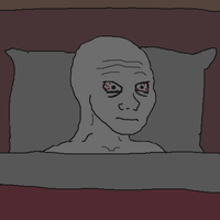 wojak cant sleep 