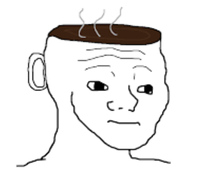 wojak coffee mug head 