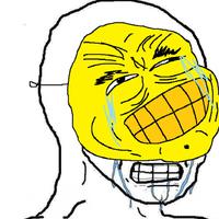 wojak crying laughing guy mask 