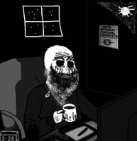 Doomer guy [the wojak meme] - Drawception
