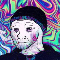 wojak doomer on acid 