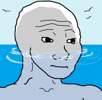 wojak drowning 