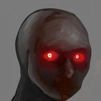 wojak evil red eyes 