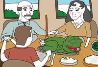 wojak family dinner 