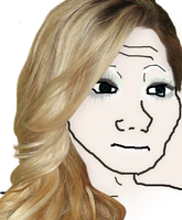 wojak girl blonde 