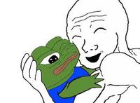 wojak happy pepe 