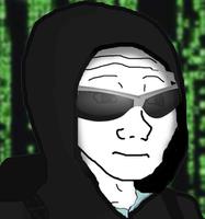 wojak matrix hacker 