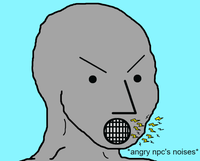 wojak npc angry noises 