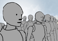 wojak npc army 