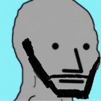 wojak npc beard 