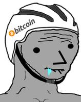 wojak npc bitcoin helmet 