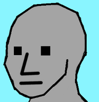 wojak npc square eyes 