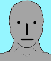 wojak npc straight view 