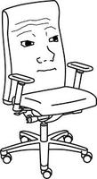 wojak office chair 