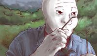 wojak painting taking off glasses 