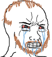 wojak red beard hair crying 