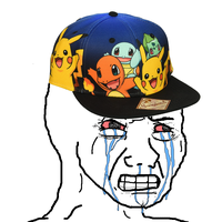 wojak seething pokemon hat 