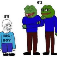 wojak short laughed at by pepes 