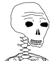 wojak skeleton 