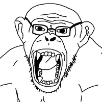 wojak soy boy chimp 