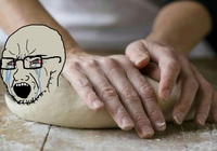 wojak soy boy dough kneeded 