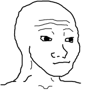 wojak thinking face 