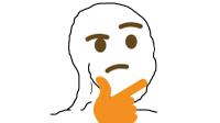 wojak thinking guy emoji 