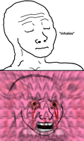 wojak turns into pink wojak 